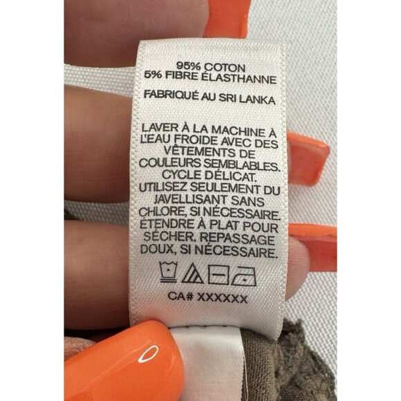 Y2K Express Lace Trim M Cami Tank Top Brown Retro 90s Vintage Vibes Grunge Layer - Picture 8 of 14